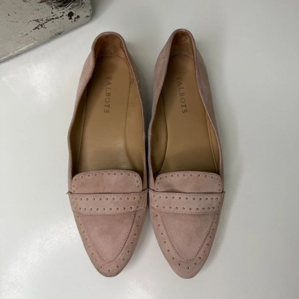 Talbots suede loafers